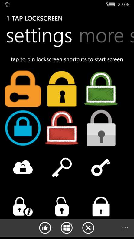 1 Tap Lockscreen