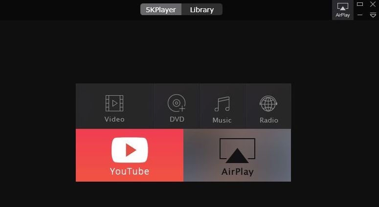5KPlayer Interface