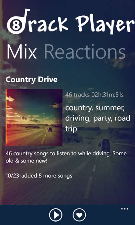 8 Tracks Player