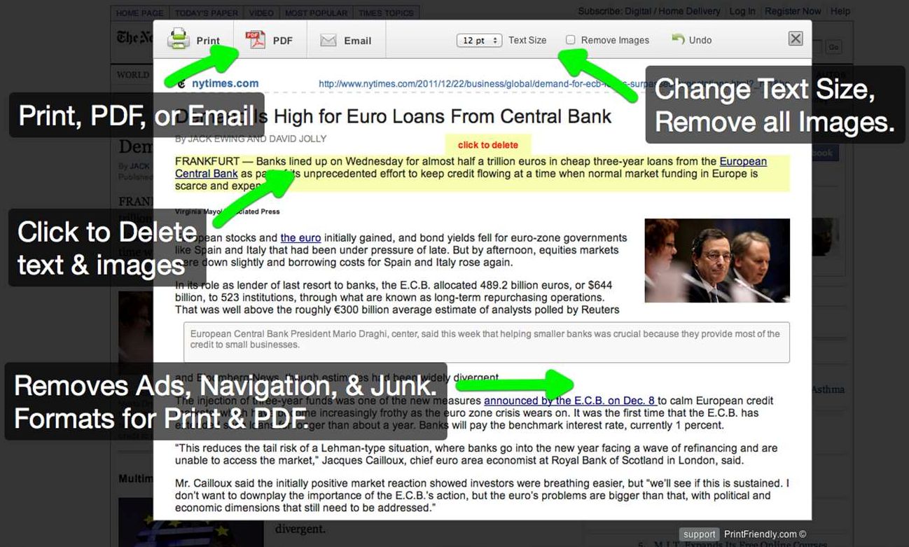 PrintFriendly and PDF