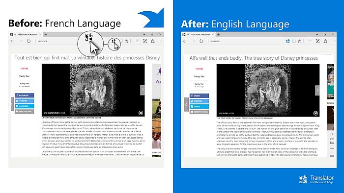 Translator for Microsoft Edge